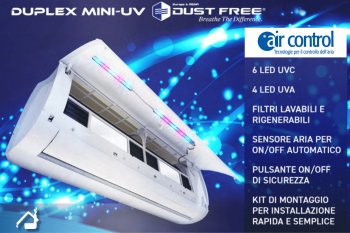 News - Dust Free Duplex Mini-UV trasforma lo split in un purificatore d'aria
